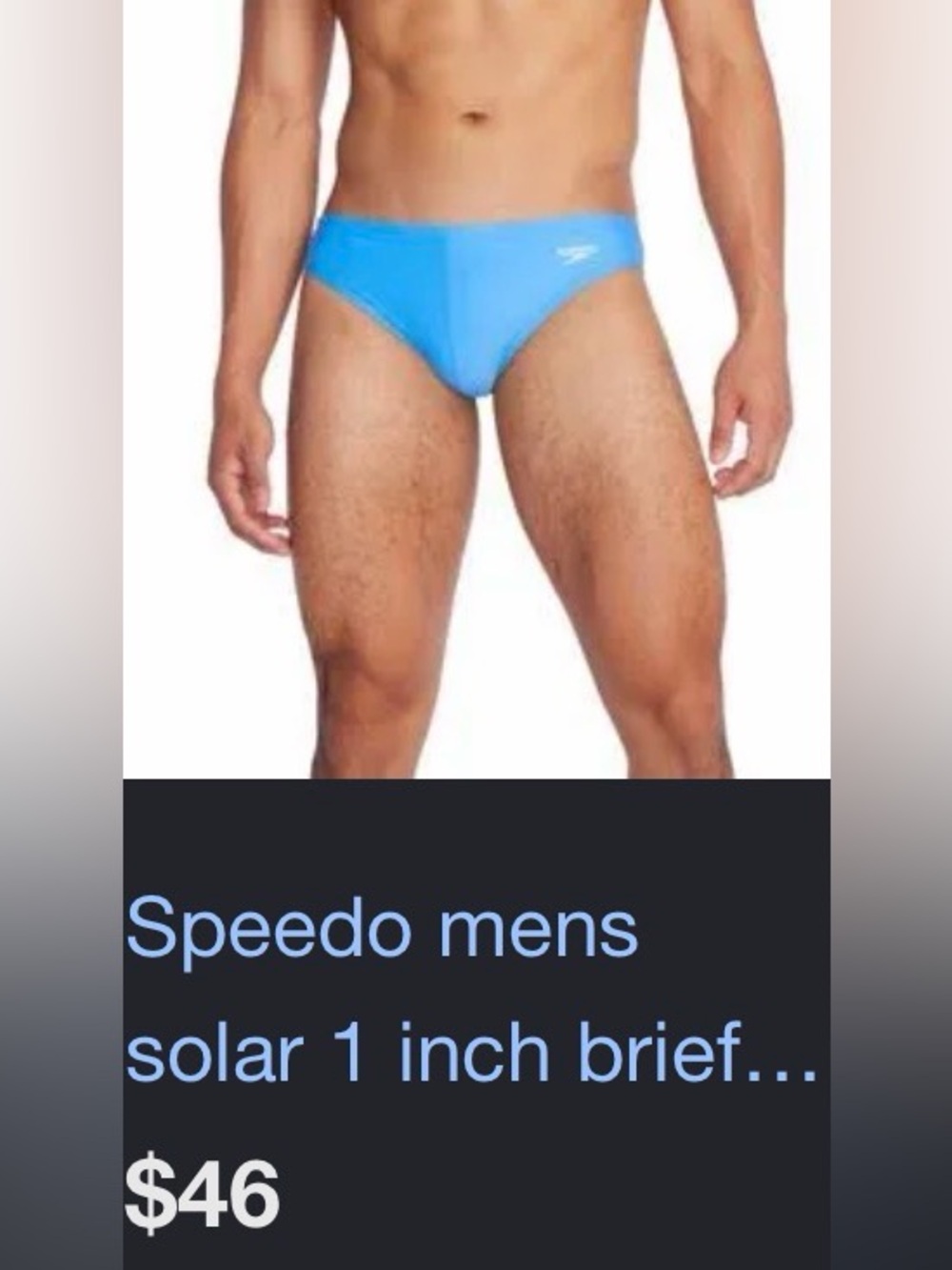 Speedo Bright Blue Men's Swim Brief